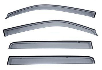 Window Deflectors 4pcs Set Premium Series Honda Pilot 2009-2015 Wellvisors 3-847HD024