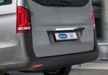 Overlay above the license plate chrome Mercedes-Benz Vito;Viano 2015 - 2025 Omsa 4733054