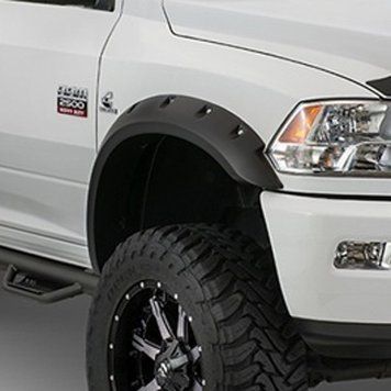 Fender Flares set 4 PCs Chevrolet Silverado 1500 LD 2019-2019 Max Pocket-style black Bushwacker 40978-02