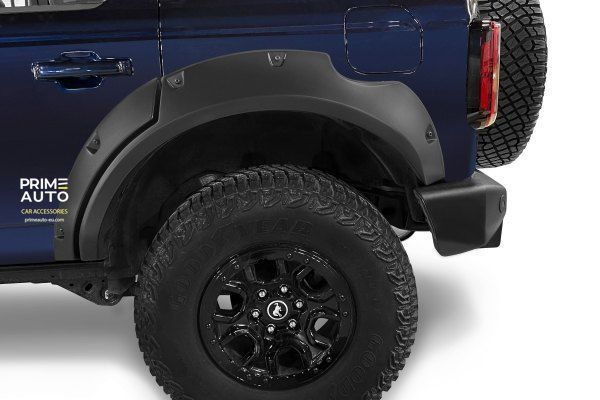 Fender Flares set 4 PCs Ford Bronco 2021 - 2026 Pocket - style black Bushwacker 20960 - 02