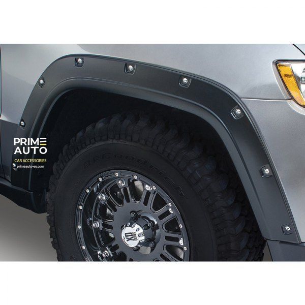 Fender Flares set 4 PCs Jeep Grand Cherokee 2011-2016 Pocket-style black Bushwacker 10927-02