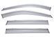 Дефлекторы окон к-т 4 шт с хромированным молдингом Nissan Rogue 2014 - 2020 Wellvisors 3-847NS009 3-847NS009 фото 4