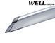 Дефлекторы окон к-т 4 шт с хромированным молдингом Nissan Rogue 2014 - 2020 Wellvisors 3-847NS009 3-847NS009 фото 6
