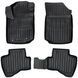 Car Mats with raised edge set 4 pcs Citroen C1 2014 - 2022 (II) Black SOVA-PL