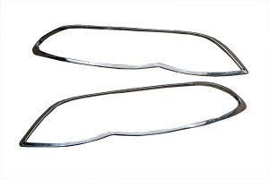 Headlight covers chrome BMW X5 2003 - 2007 Wellstar PABMWX5