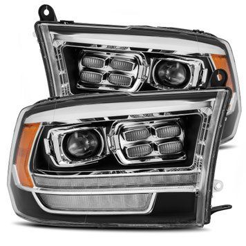 Lampy przednie RAM/Dodge Ram 1500 Classic 2009-2024 LED LUXX seria czarny AlphaRex 880526
