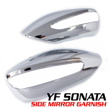 Mirror covers with/without turn signals set 4 pcs chrome Hyundai Sonata 2010 - 2015 Clover B633