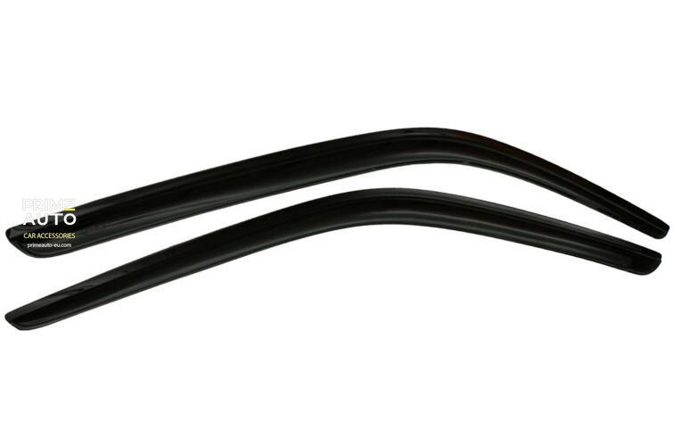 Window Deflectors Front Ford MUSTANG 2015-2025 Ventvisor OUTSIDE MOUNT Smoke AVS 92359