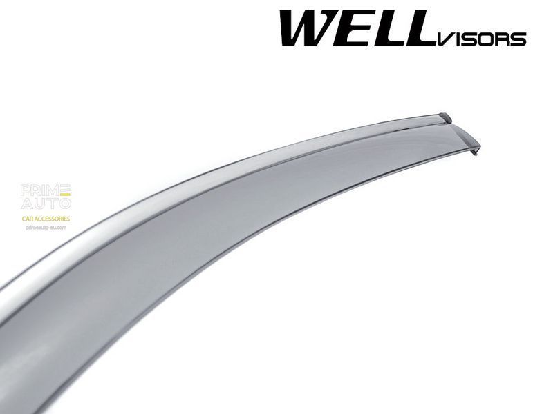 Дефлектори вікон к-т 4 шт з хромованим молдингом Lexus IS 2014 - 2020 Sedan Wellvisors 3-847LX018 3-847LX018 фото