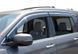 Window Deflectors 4pcs Set with Chrome Trim Honda Pilot 2016-2022 Wellvisors 3-847HD029