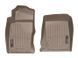 Car Mats 3D Liners Front Jaguar F-Type 2016 - 2024 Tan WeatherTech 458311