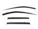 Window Deflectors 4pcs Set with Chrome Trim Nissan Rogue 2021-2024 Wellvisors 3-847NS027