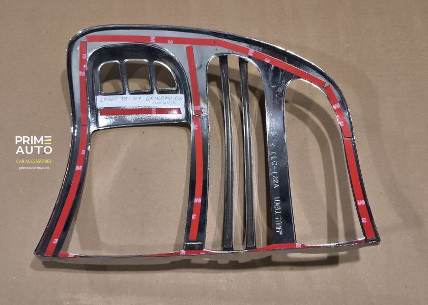 Capace stop aripa dreapta 1 buc crom Toyota Land Cruiser 100 1998 - 2007 Wellstar QBMLC100-020zadnie
