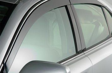 Window Deflectors 4 pcs Set Hyundai PALISADE 2020-2025 Ventvisor LOW PRO With Chrome Trim AVS 794042