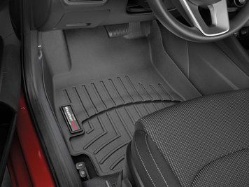 Car Mats 3D Liners Front Kia Forte 2019 - 2024 Black WeatherTech 4414861