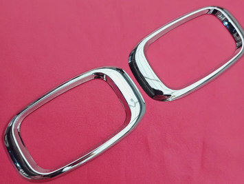 Turn signal covers set 2 pcs chrome Toyota Land Cruiser 100 1998 - 2007 Wellstar WELL100
