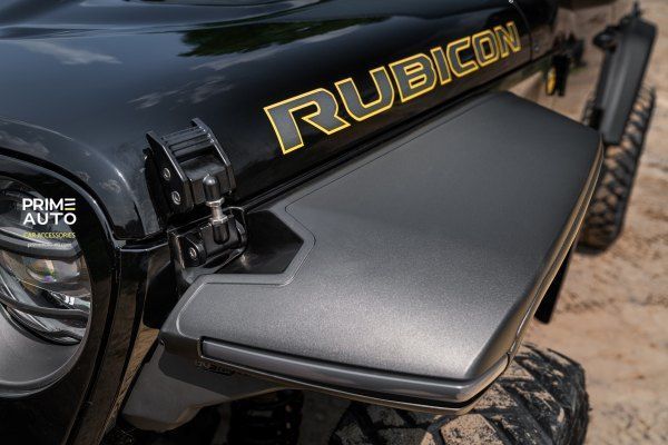Fender Flares set 4 PCs Jeep Wrangler JL 2018-2025 Flat-style black Bushwacker 11950-07