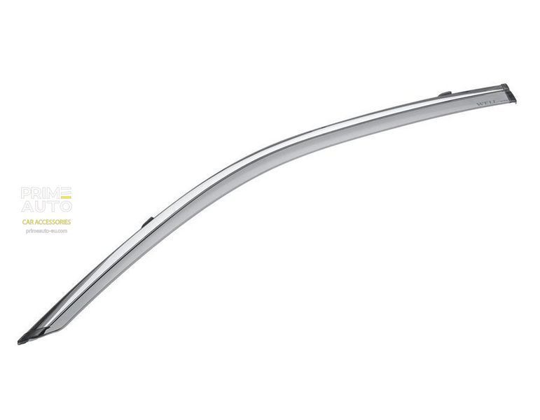 Owiewki do szyb samochodowych num 4 szt z chromowaną odlewanie Chrysler 300C 2011 - 2025 Sedan Wellvisors 3-847CY003