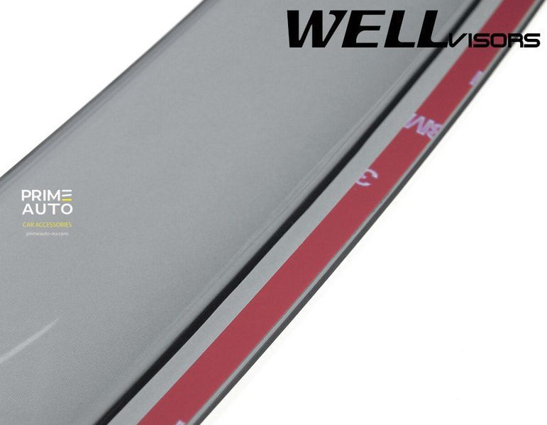 Window Deflectors 4pcs Set Premium Series Toyota Prius 2004-2009 Wellvisors 3-847TY022