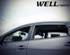 Window Deflectors 4pcs Set Premium Series Toyota Prius 2004-2009 Wellvisors 3-847TY022