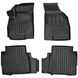 Dywaniki gumowe z bokiem zestaw 4 szt Hyundai Santa Fe 2001 - 2006 (I SM) czarny SOVA-PL
