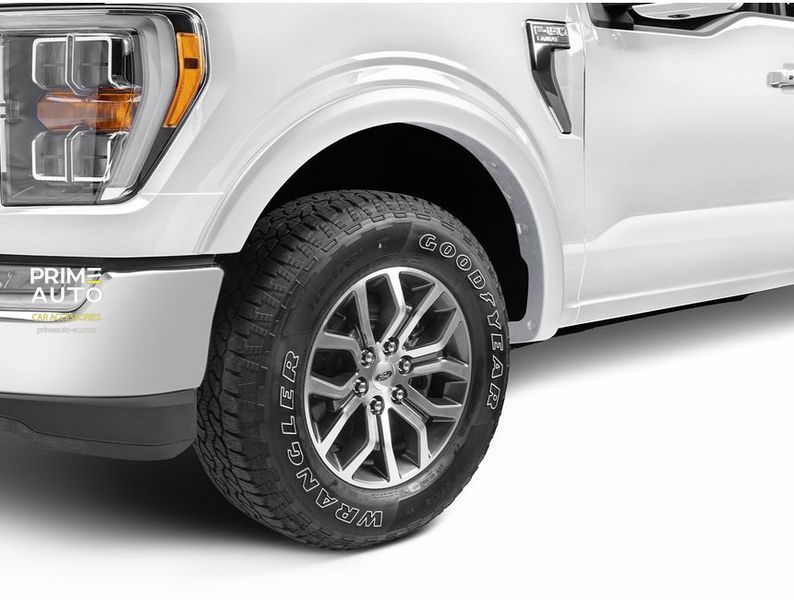 Fender Flares set 4 PCs Jeep Wrangler JL 2018-2025 Flat-style black Bushwacker 11950-07
