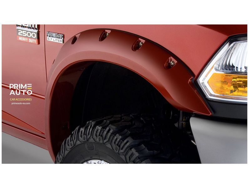 Poszerzenia nadkoli ustawić 4 szt RAM/Dodge Ram 2500/3500 2010-2018 Pocket-style czarny Bushwacker 50919-02
