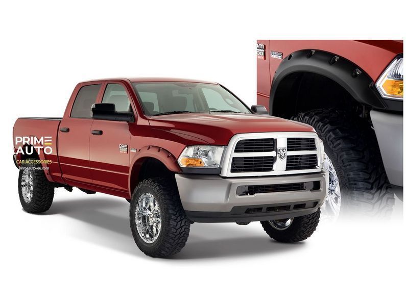 Poszerzenia nadkoli ustawić 4 szt RAM/Dodge Ram 2500/3500 2010-2018 Pocket-style czarny Bushwacker 50919-02
